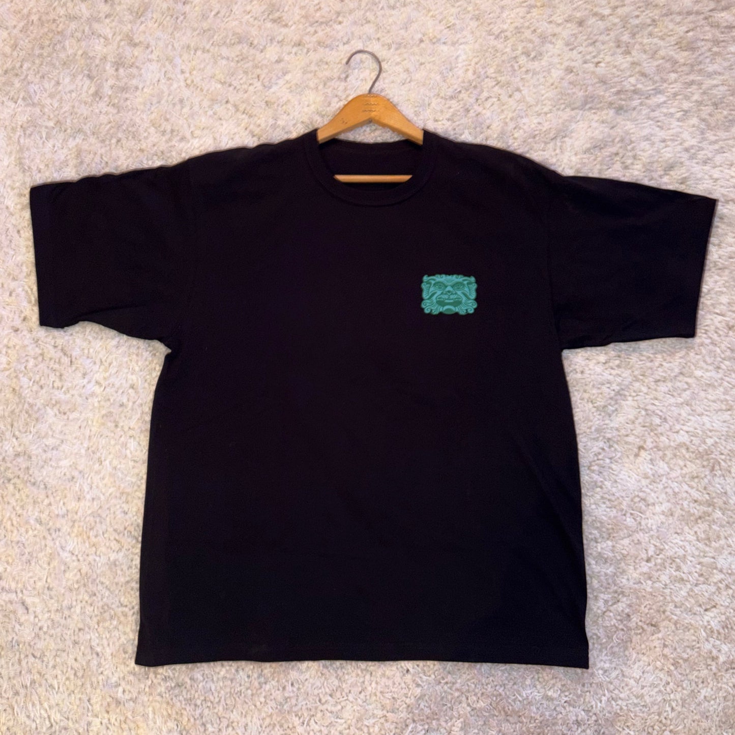 The VENETIAN Black Boxy Tee