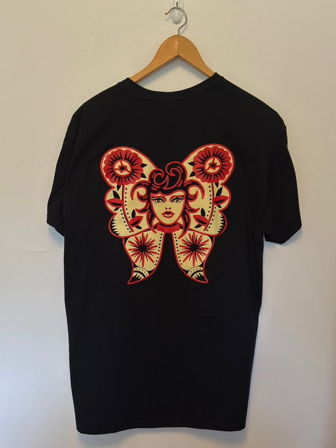 Janky Floral Butterfly Tee