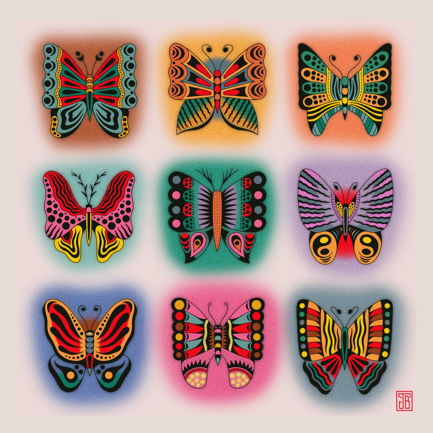 Original Janky Bangers Butterfly Poster