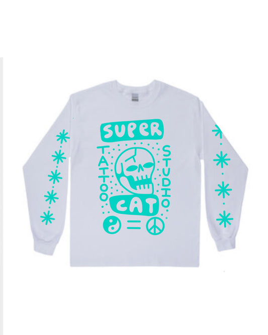 Long Sleeve SUPER CAT Shop Shirt